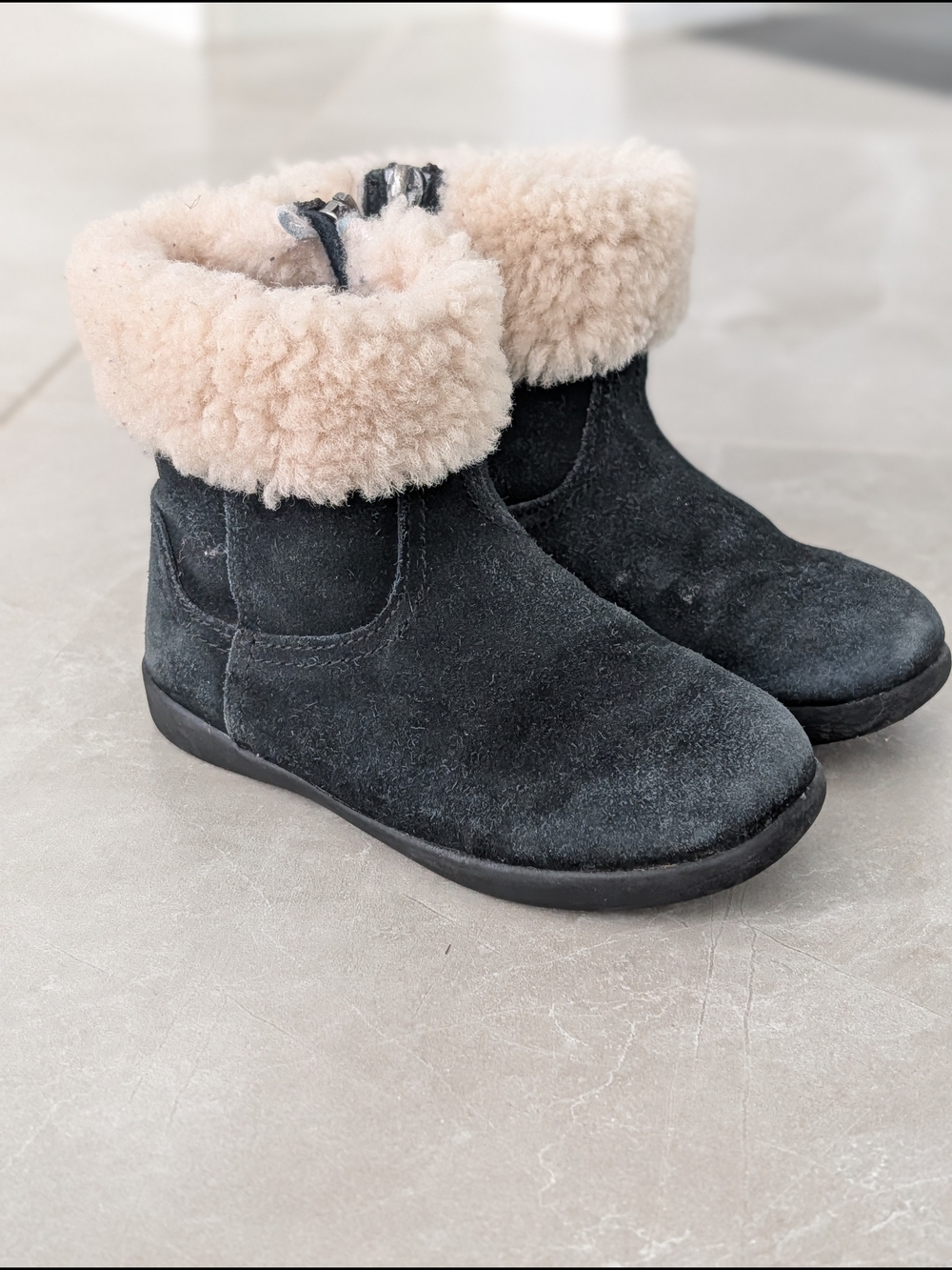 2/$60 UGG Black Suede Boots – Kids Size 9
